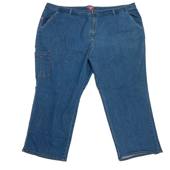 Woman Within Straight Leg Jeans Size 36W Women's - Picture 1 of 5